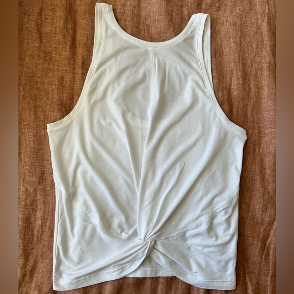 Athleta Women’s Essence Twist Tank Top White Small - Picture 3 of 7